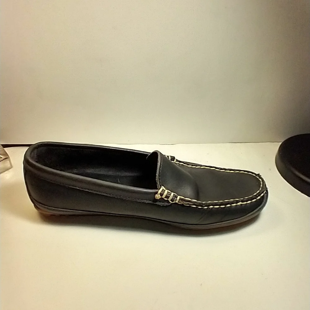 Allen Edmonds Interstate 90 Blue Leather Driving Loafers Shoes Men's sz 8.